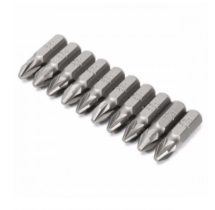 Broca de Insercion de 1inch Phillips ph2 Impact 20piezas.