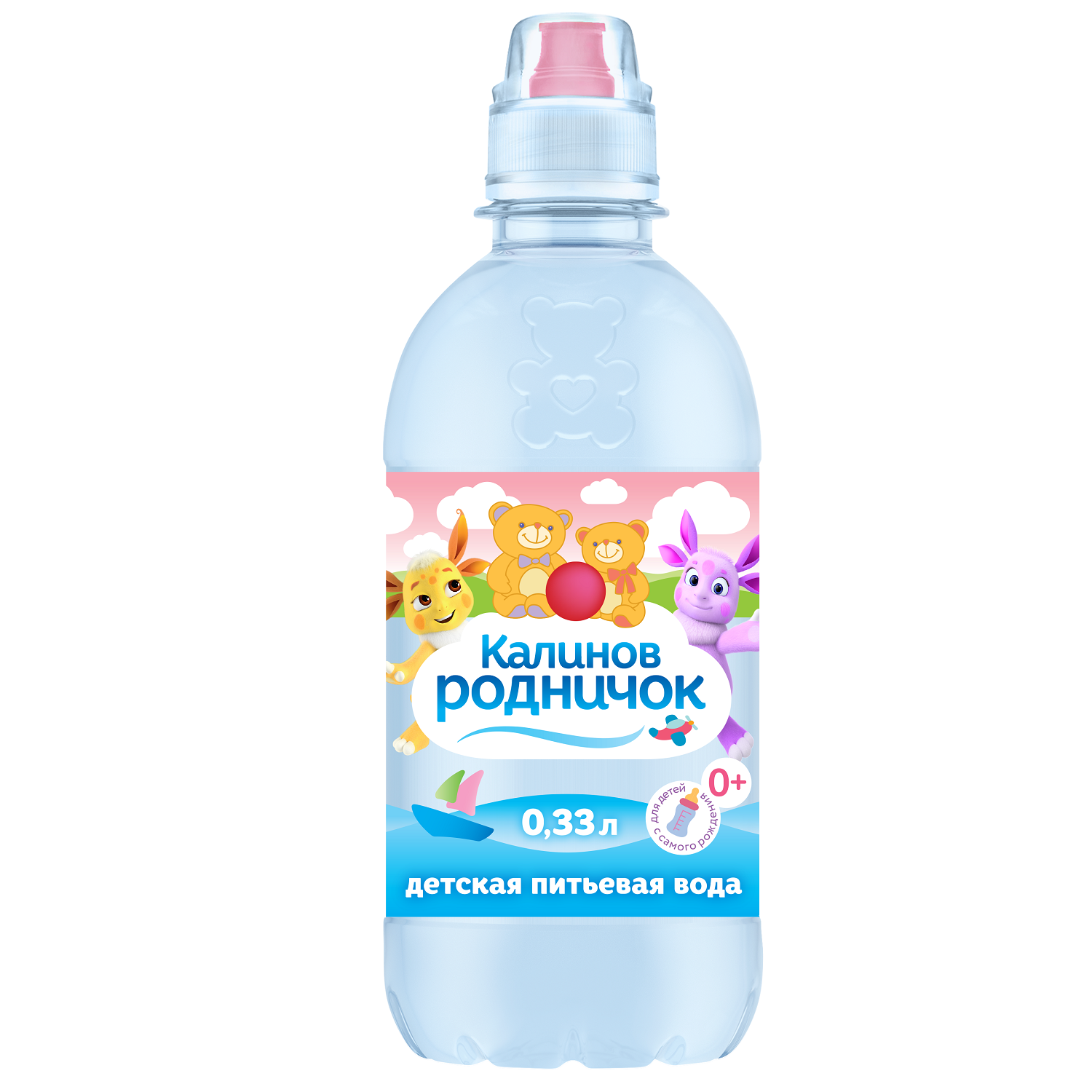 Калинов родничок (ПЭТ, 0,33 л.) Детская питьевая вода