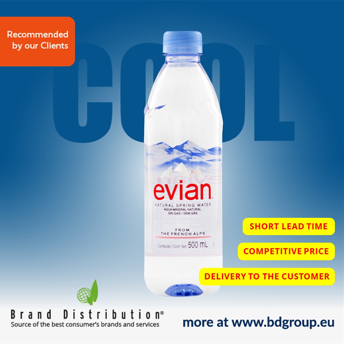 Вода Evian 500 мл