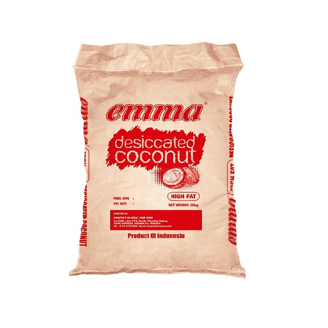 Fine / Medium High Fat Desiccated Coconut 65% fat