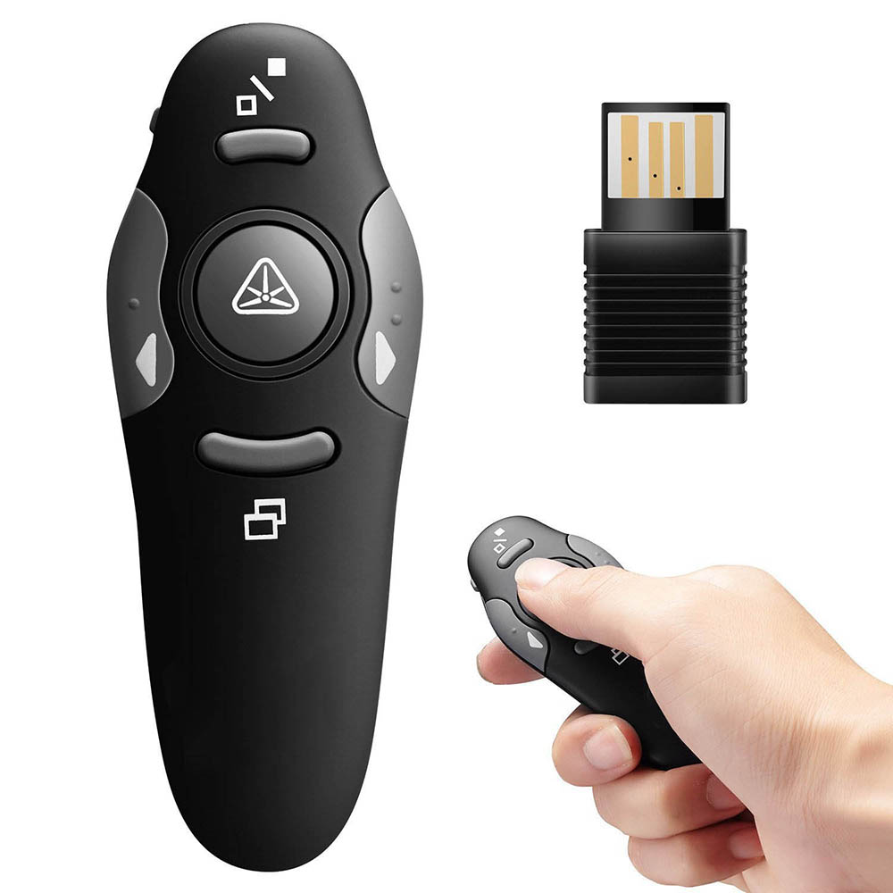 Удобная беспроводная ручка-указка с лазерной указкой 2,4 ГГц с Usb-приемником и дистанционным управлением страницами для презентаций и встреч Ppt