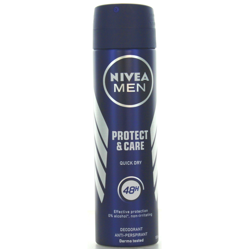 Спрей NIVEA для мужчин, 48H, защита и уход, 150 мл