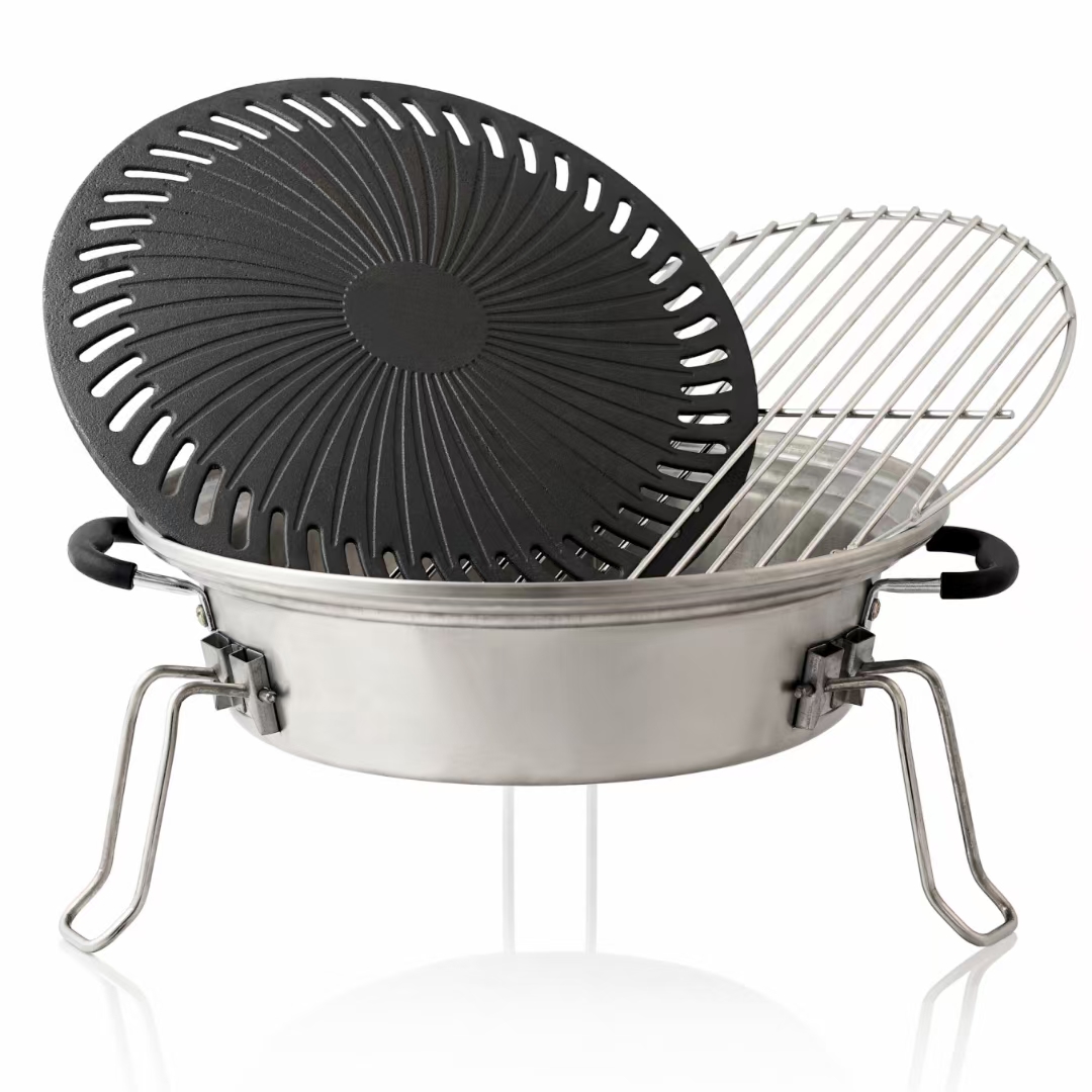 Portable camping charcoal bbq grill barbecue grill