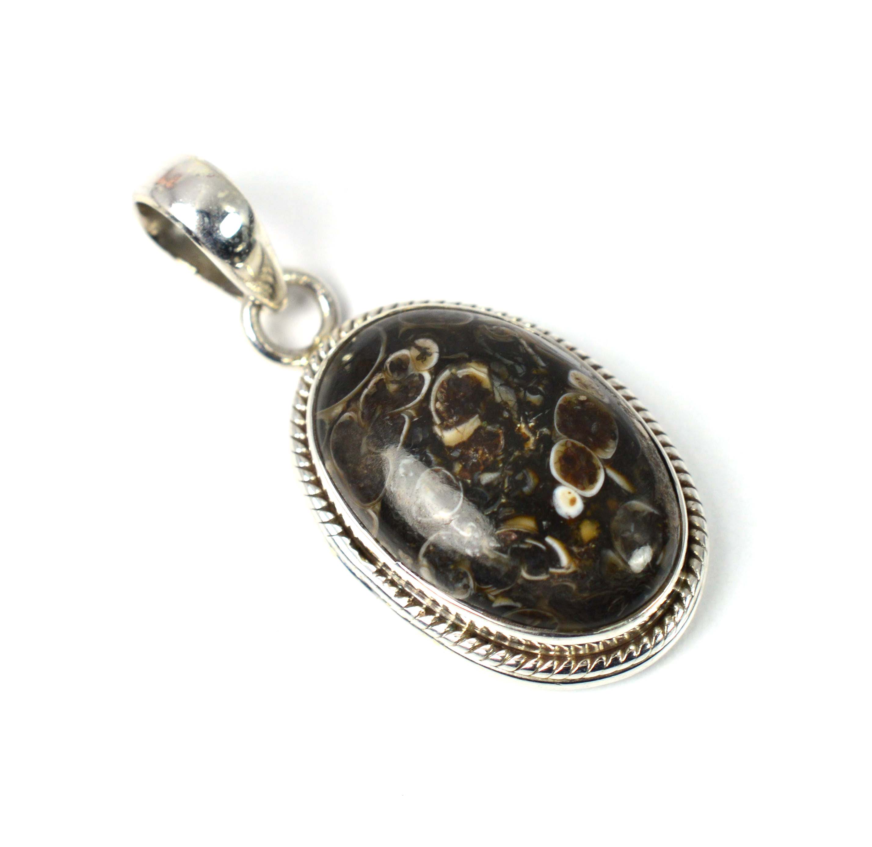 Amazing Turtella Jasper 925 Sterling Silver Gemstone Pendant