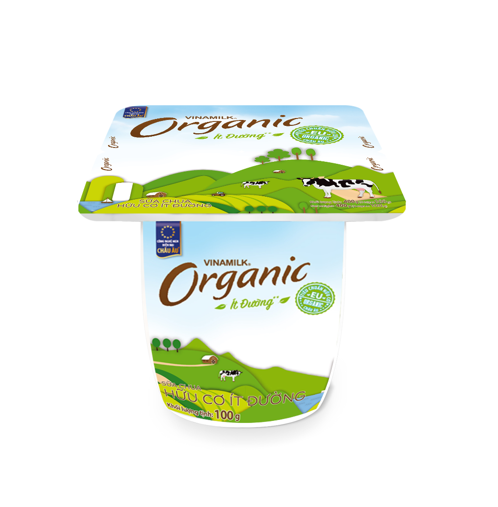 Eating Yogurt - Vianmilk - High Quality - Organic Yogurt - Packing 100g per box x 48 boxes per Carton