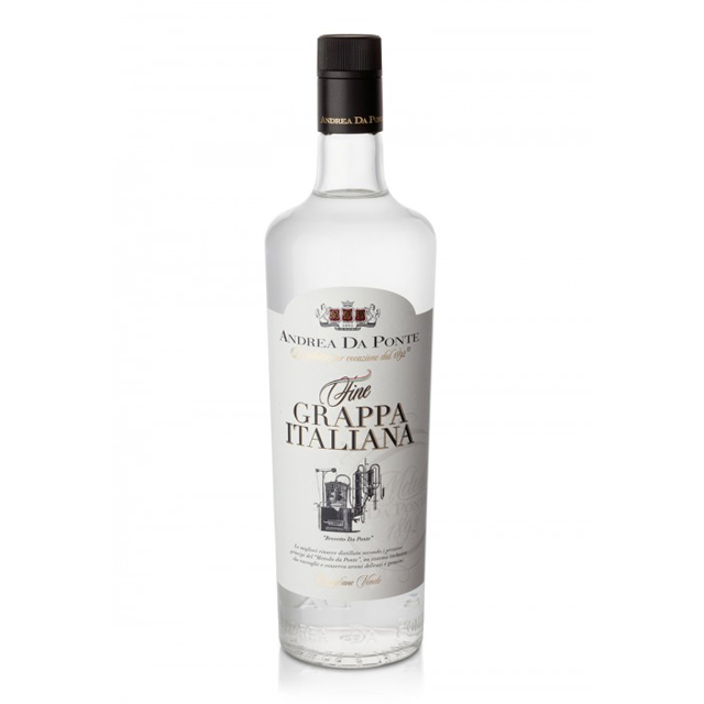 Качественная белая GRAPPA FINE GRAPPA итальянская MERLOT & CABERNET 100CL