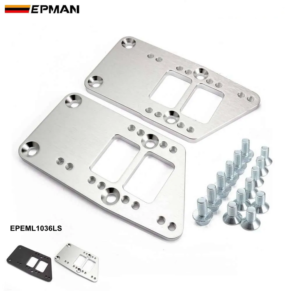 EPMAN Motor Mounts Billet Engine Swap Bracket For Conversion Motor Mount Adjustable Plate Ls1 EPEML1036LS