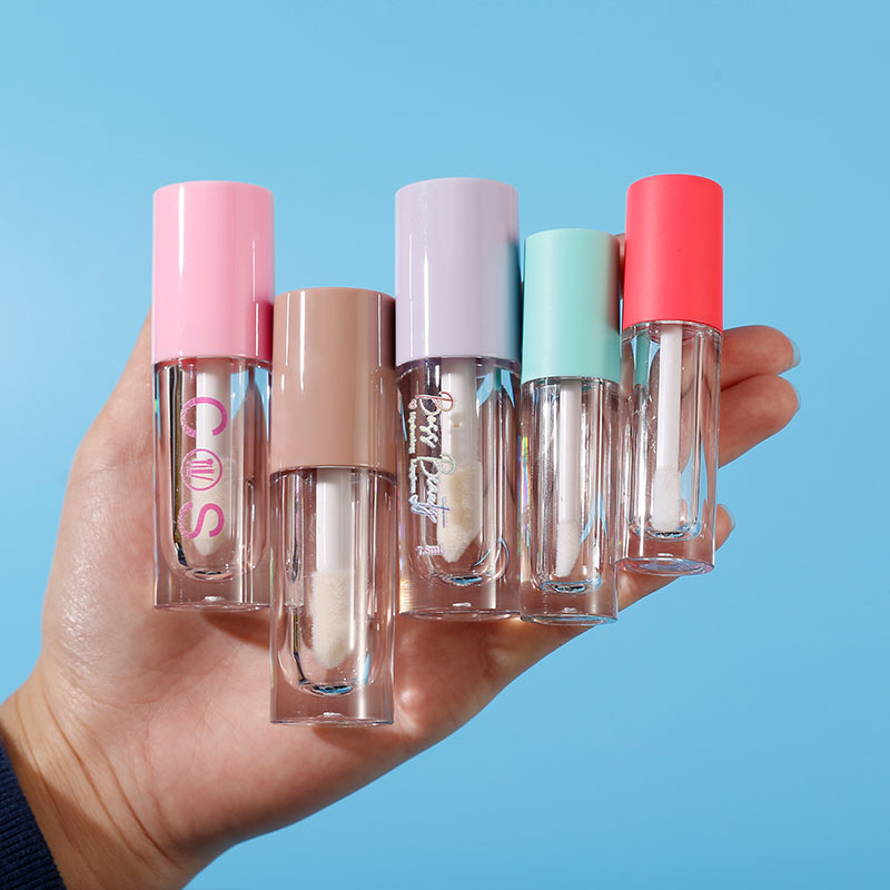 vendors wholesale unique private label cute thick wand bulk big brush applicator clear empty wand custom logo lipgloss tube