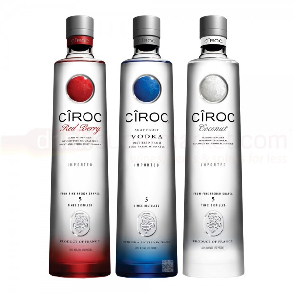 Ciroc водка Роскошная ФРАНЦУЗСКАЯ ВОДКА 750 мл