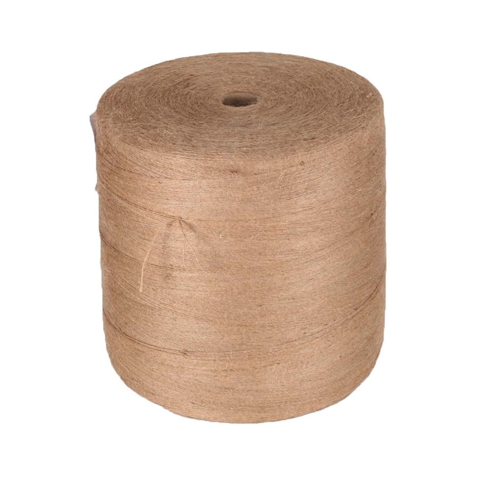 Natural Jute Color High Quality Eco-friendly Sustainable Jute Yarn 100% Natural Raw Jute Fabric from Bangladesh