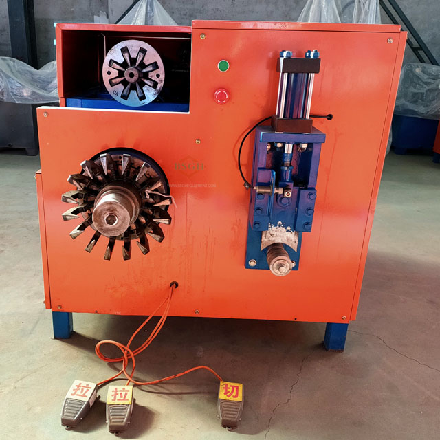 BSGH Factory Sale Copper Recycling Equipment Scrap Motor Pulling Machine Electric Motor Wrecking Machine BSM-20 For Scrap
