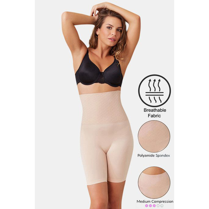 High Waist Body shaper Workout Shaper One Piece Bodysuit With Hooks High Compression Gym Bodysuit Pant compression garments body