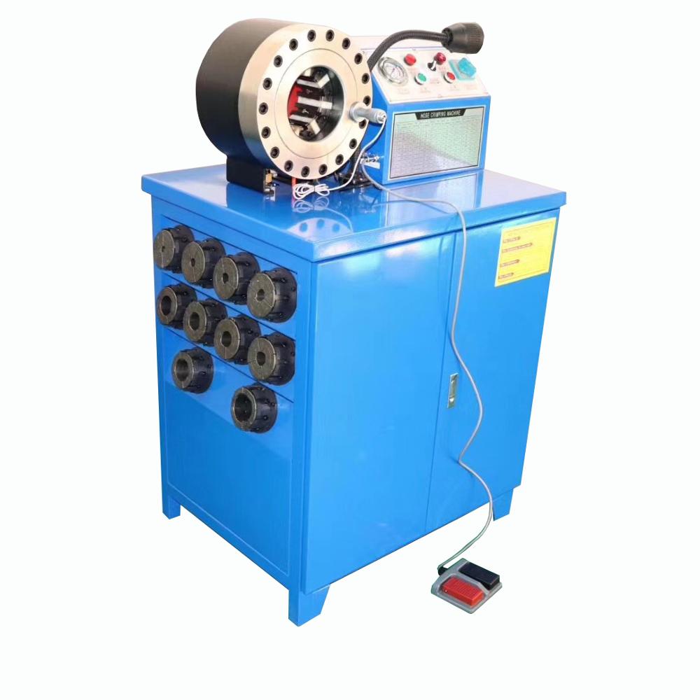 Hot sale lowest price hydraulic hose crimping machine price for promotion factory