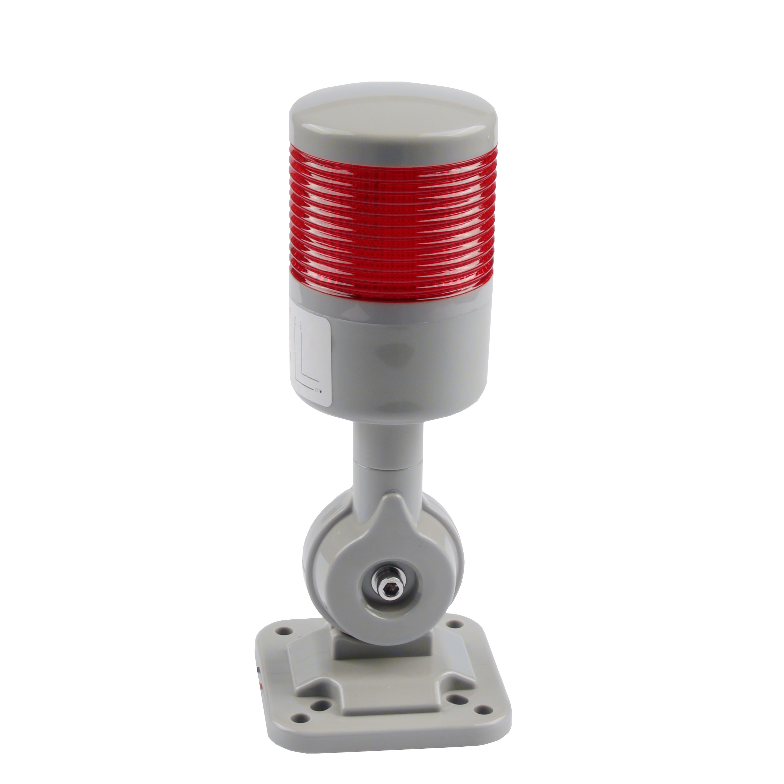 HY series single layer warning light LED red with buzzer alarm machine tool failure equipment indicator light