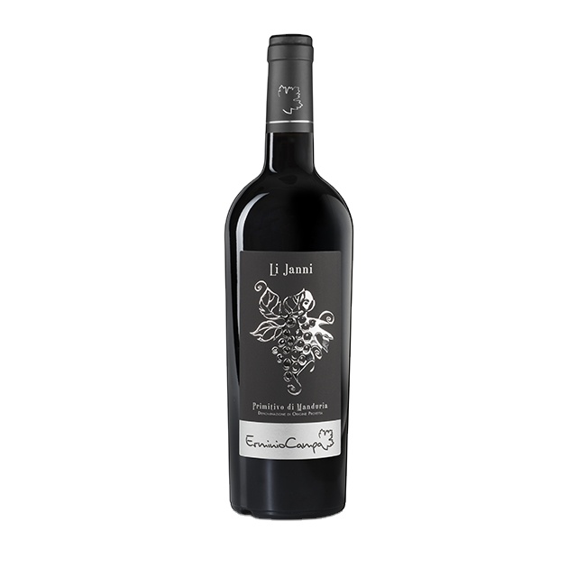 Красное вино pulia 2018 Primitivo di Manduria PDO cl.75 «Li Janni»