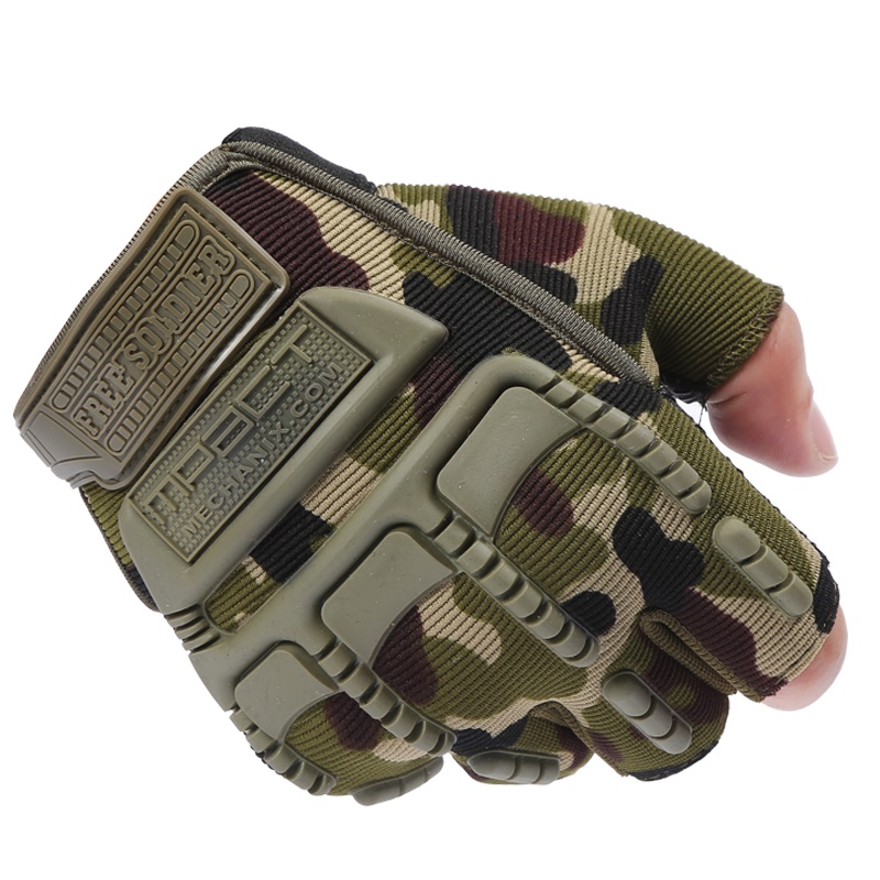 Special forces tactical half finger gloves sunscreen slip Freedom soldiers outdoor riding sports seals tactical gloves