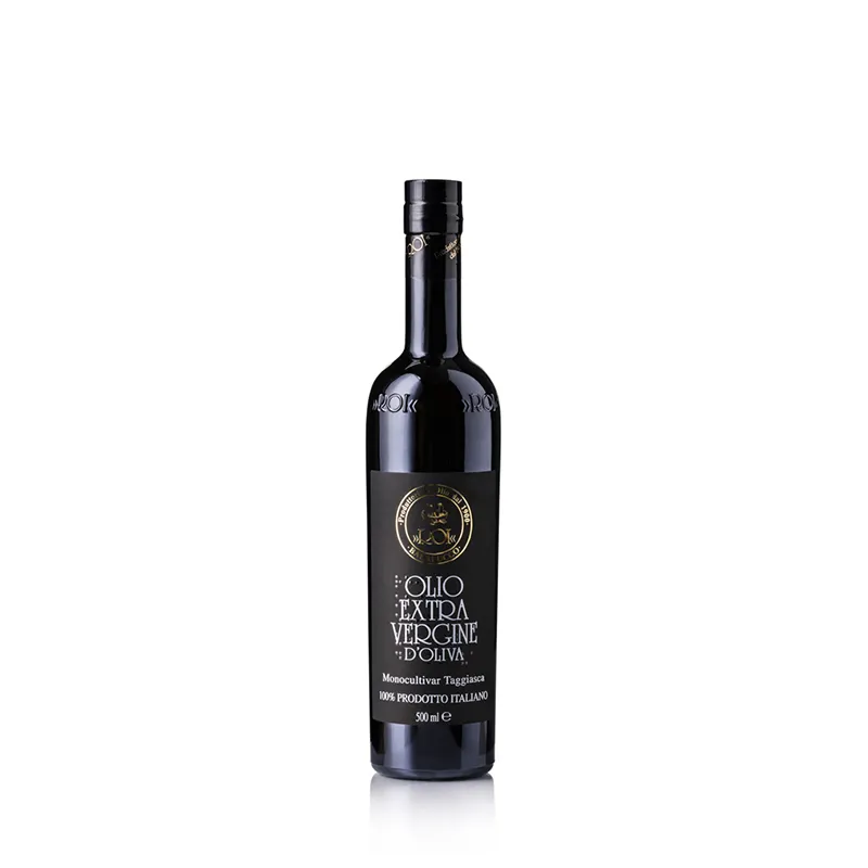 High Quality Italian Extra Virgin Olive Oil Monocultivar Taggiasca 500 ml Bottle