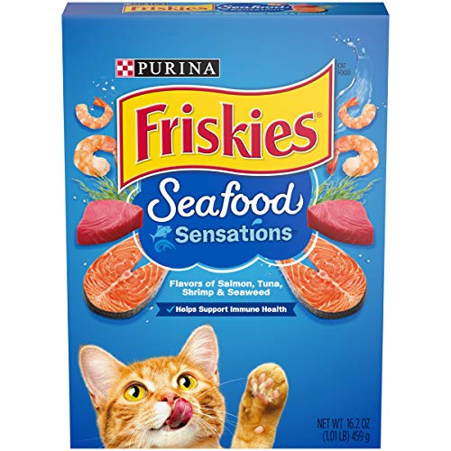 Еда для кошек Friskies, ощущения морепродуктов, 16,2 унции