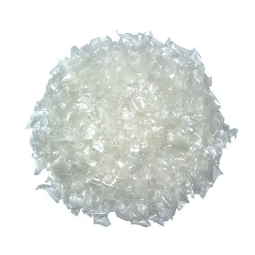 High Quality Recycled Hot Washed PET Bottle Clear Flakes