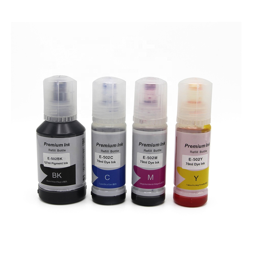 T502 502 Tatrix Premium Compatible Color Water Based Bottle Refill Bulk Ink 502 T502 T5021 T5022 T5023 T5024 for Epson ET-2750