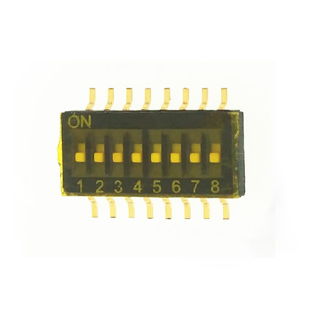 24VDC 25mA Pin Pitch1.27mm 8-позиционный SMD DIP-переключатель