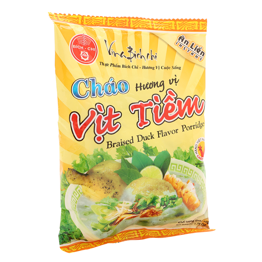 Quality Instant Porridge Braised Duck Flavor Porridge 50gr x 50 Bags From Viet Nam
