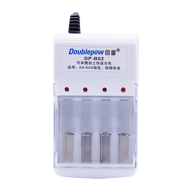 Doublepow DP-B02 4 Slot Rechargeable AA AAA Battery Charger