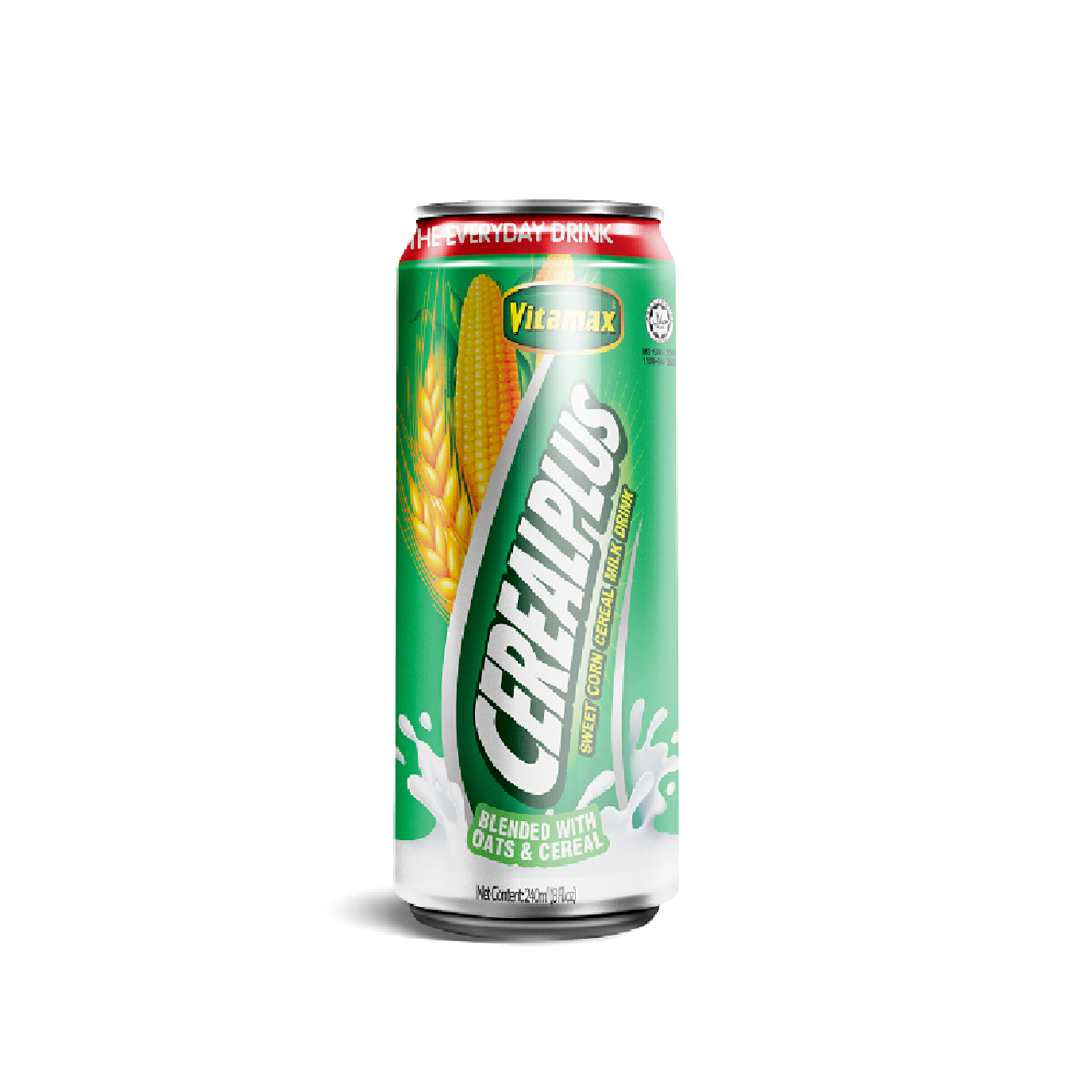 OEM Flavoured Milk Breakfast Dessert Drink Stress Relieve Energize Vitamax Cereal Plus Sweet Corns 240ml x 24c
