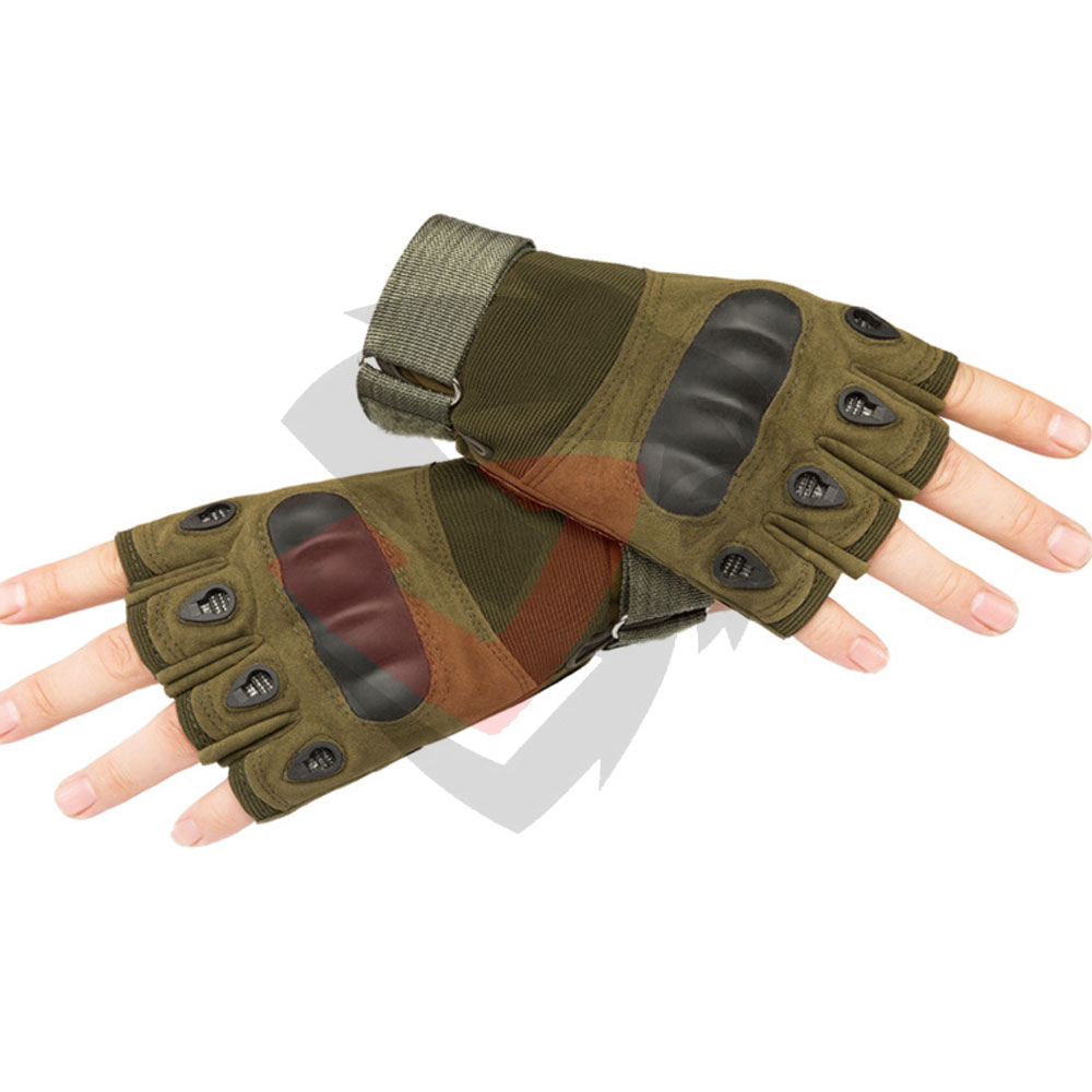 Outdoor Touch Screen Military Tactical High Quality Army Protective Half Finger Hunting Tactical Gloves