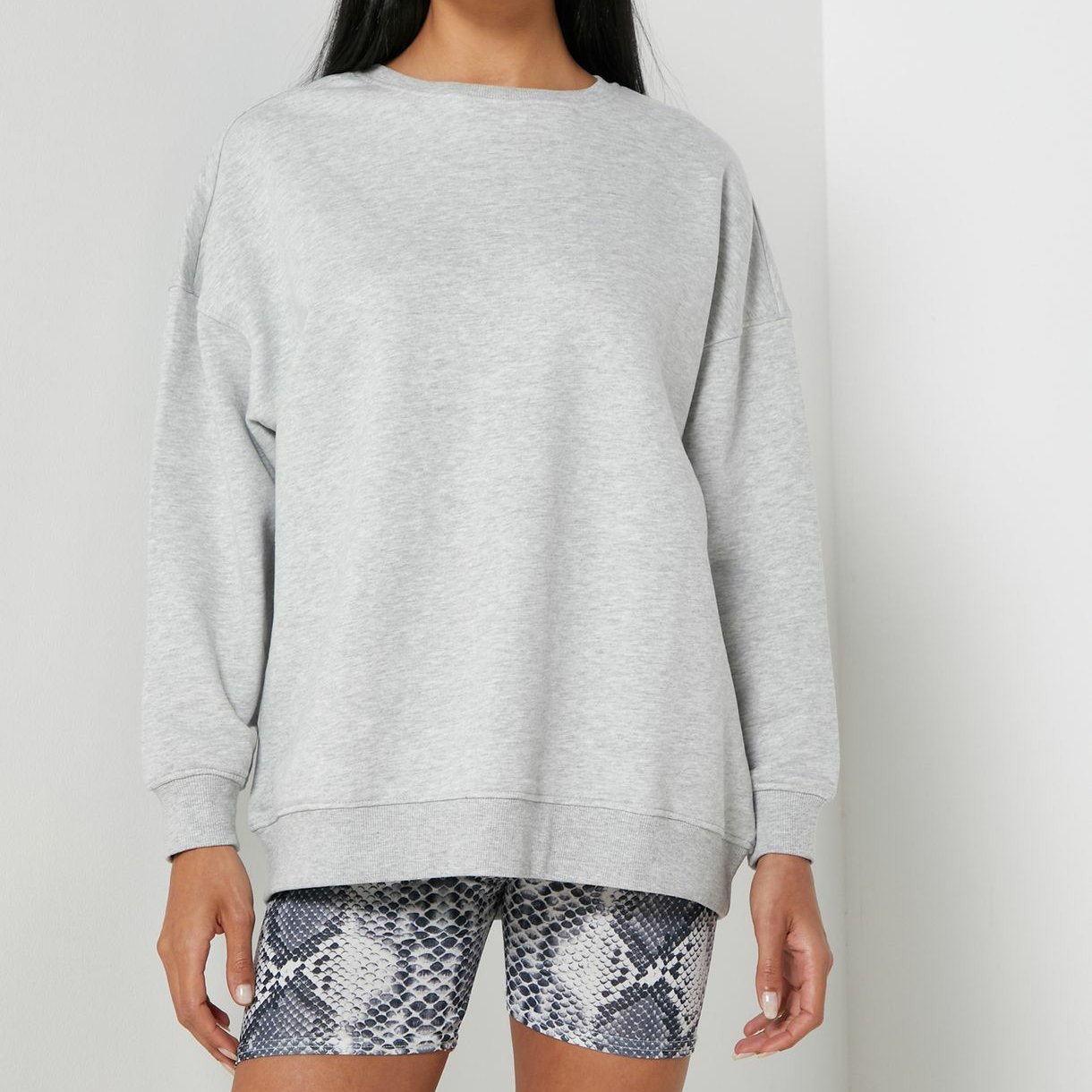 High Quality Women Unisex Logo Design Printing Oversized Sweatshirt