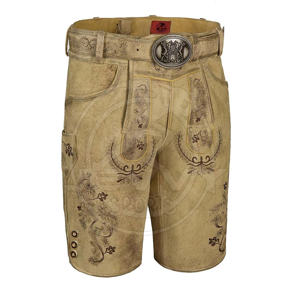 Genuine Leather Trachten Bavarian Oktoberfest Lederhosen