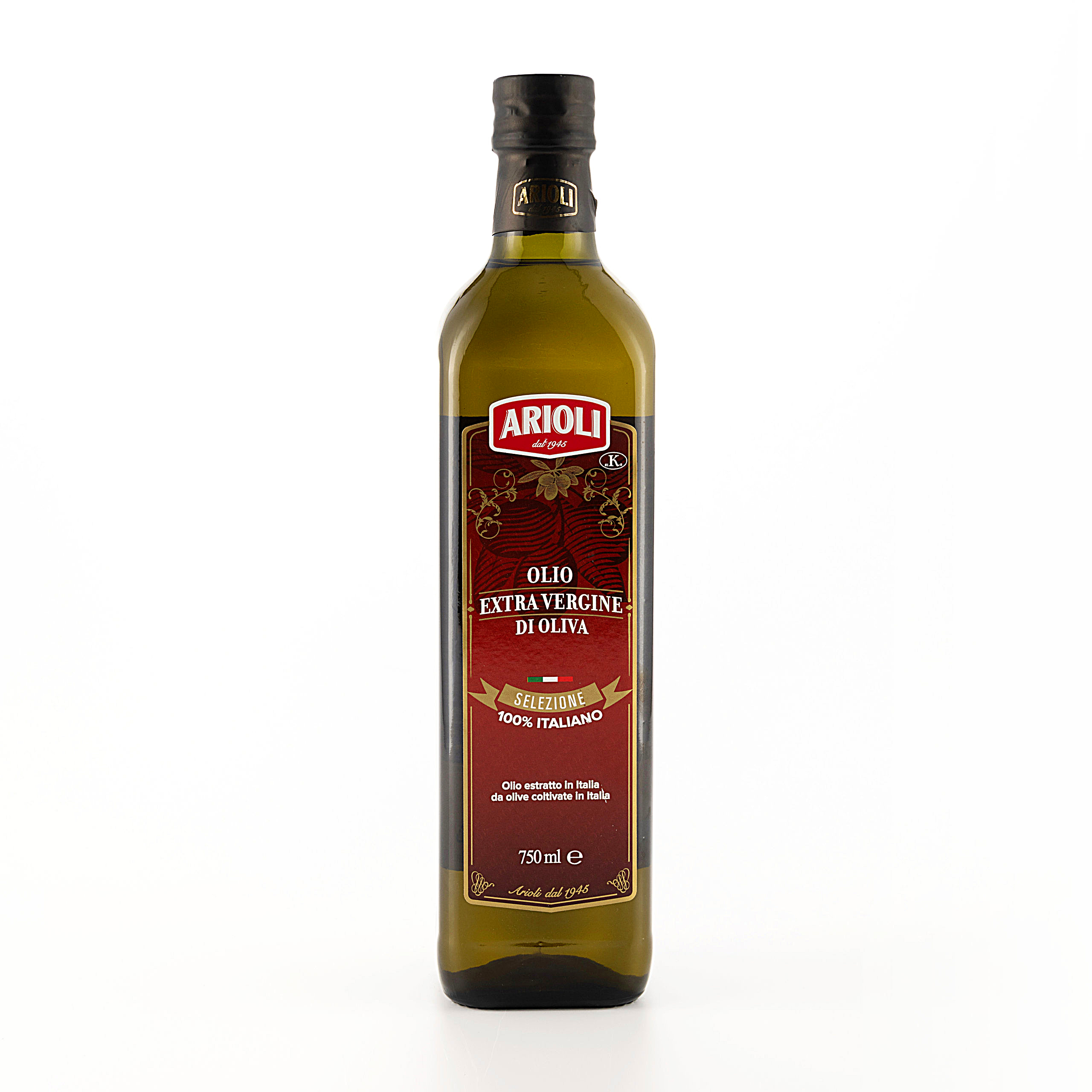 Top Quality Extra Virgin Olive Oil ARIOLI SELEZIONE for dressing 75cl.
