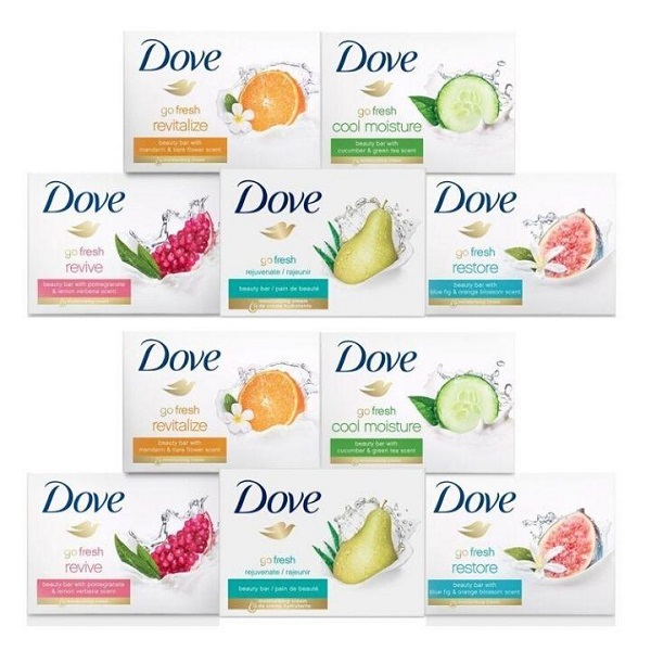 Мыло с отбеливающим кремом Dove
