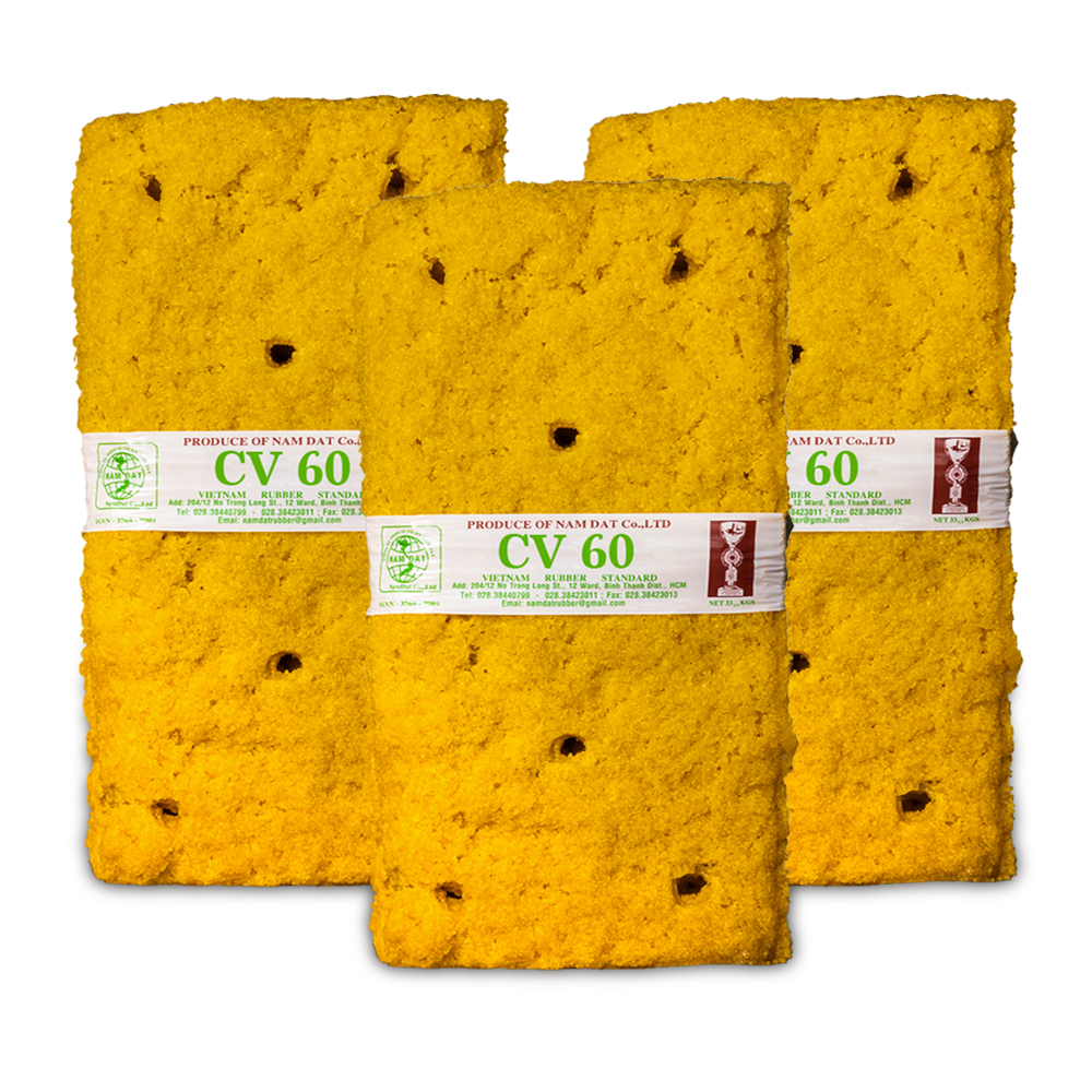 Popular Natural rubber SVR CV 60 (TSR CV) with high quality reasonable price made in Vietnam