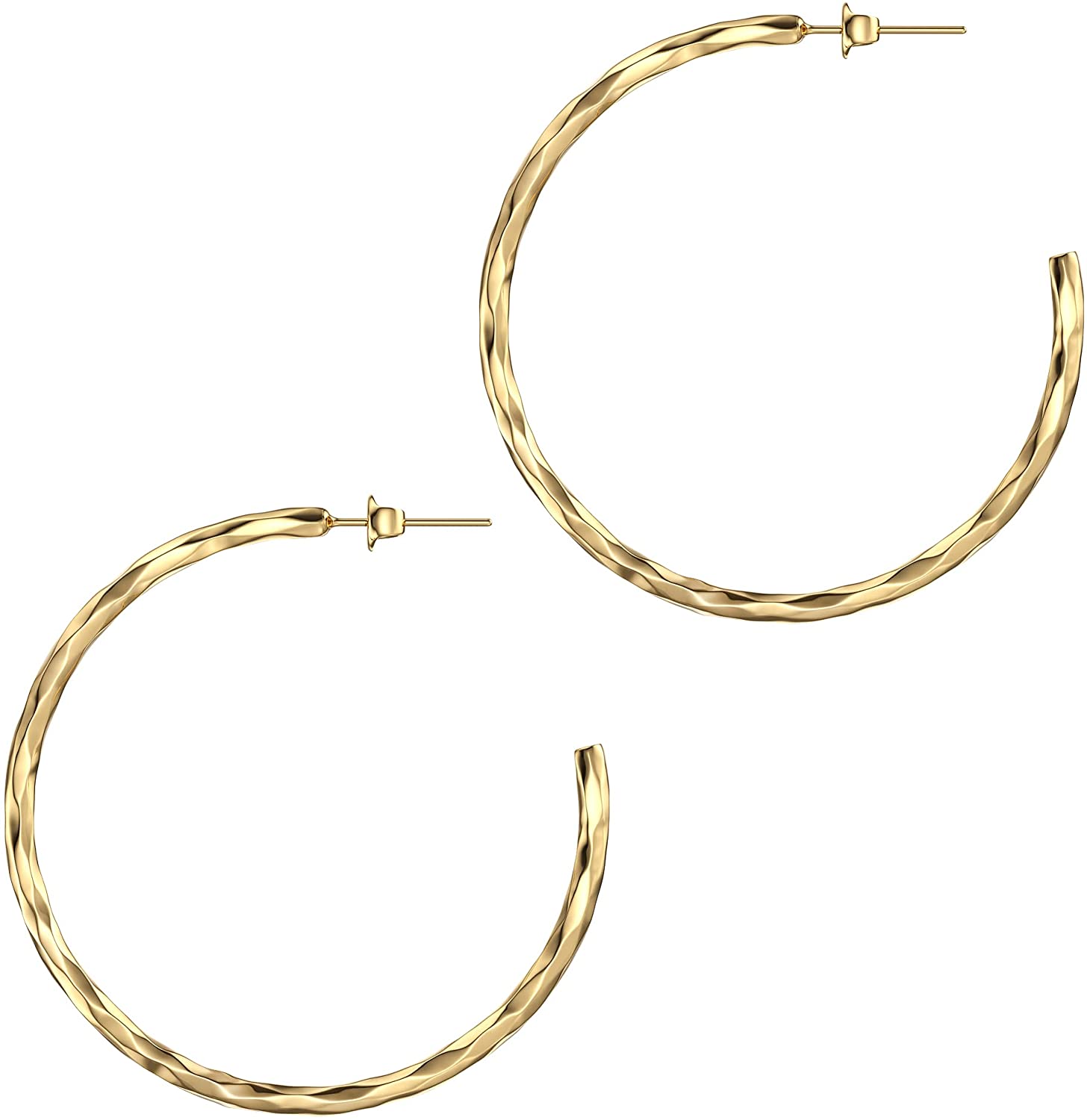Large Knotted Heart Hoop Earrings For Women 14K Gold Plated Wire Knotted Heart Shaped Dangle Hoop Earrings, Engagement Jewelry