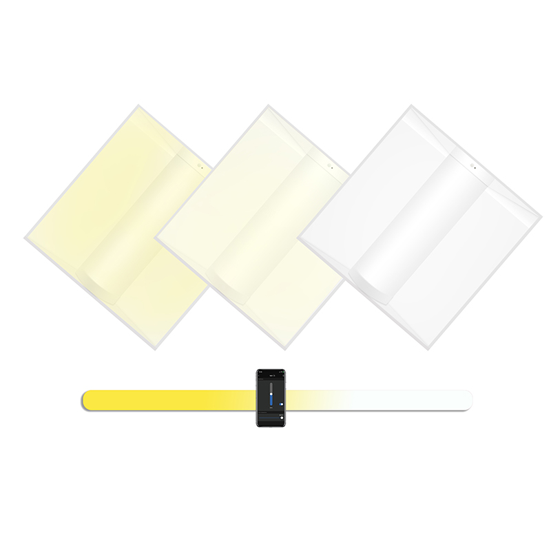Ble mesh smart troffer lights 130lm/w LED Troffer Light tunable white troffer 2x2ft 24w 2300w with sensors iw 4x4ft nside