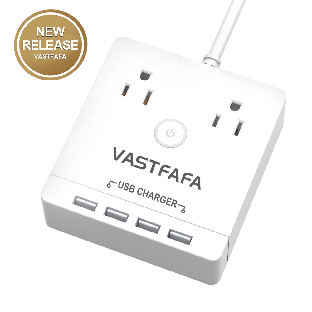 Хит продаж, многофункциональная USB зарядка, настольный Плетеный сетевой разъем переменного тока