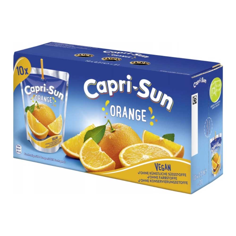 Capri-Suns Orange Juice Drinks 10 x 200ml