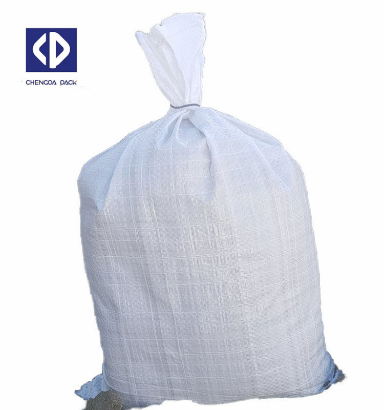 50lbs pp сотканный мешок для муки Уголь Подачи удобрений кукурузы сплетенные мешки