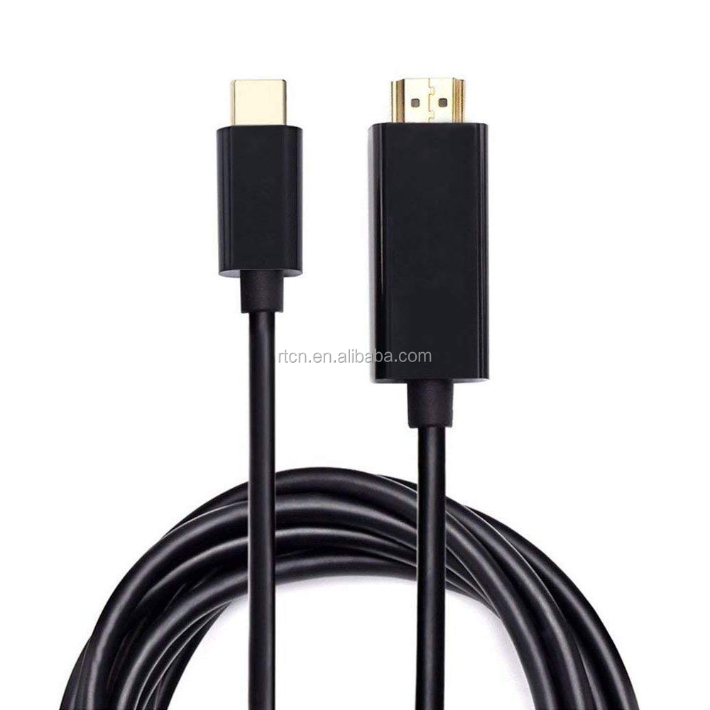 Кабель USB C-HDMI Премиум-качества Тип C-HDMI преобразователь адаптер для ноутбука 1 м 2 м 3 м