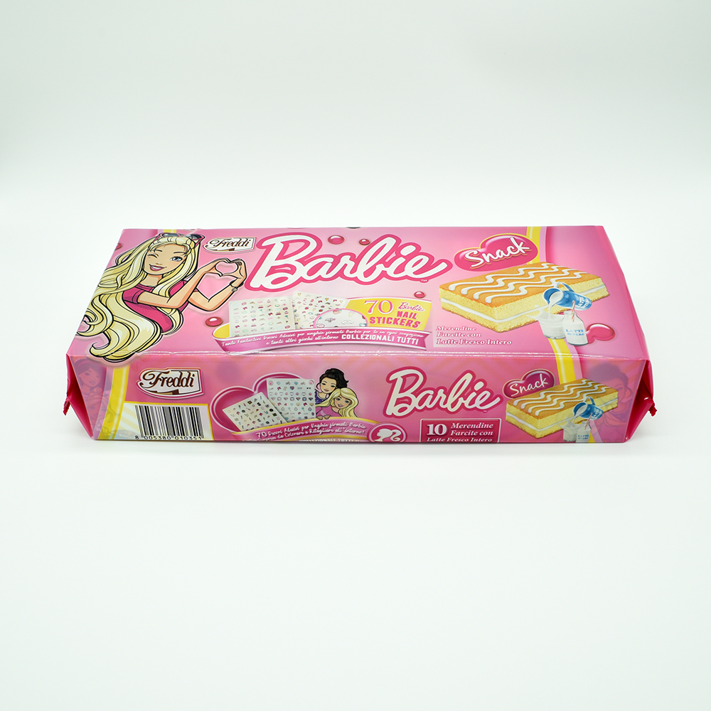 Made in Italy Soft mini cake BARBIE N.S. milk 25g x 10 = 250g for daily consumption