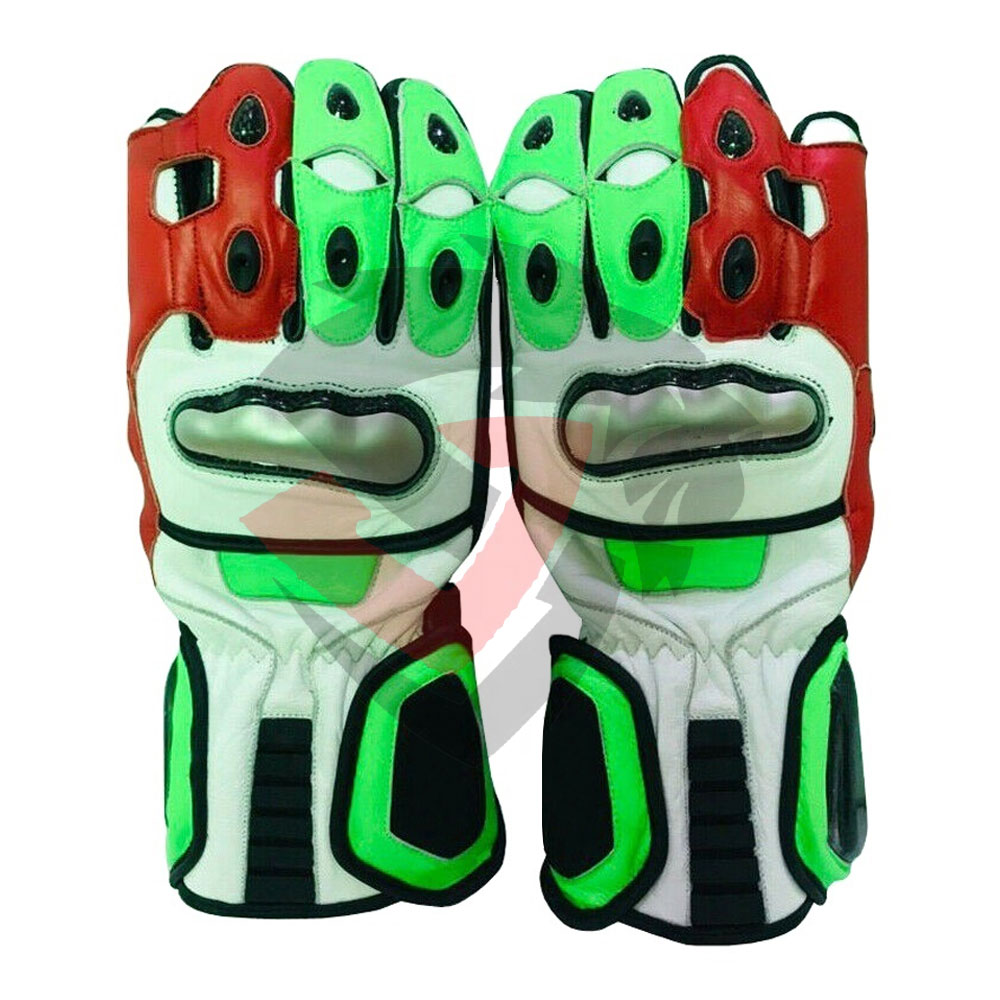 High Quality fashion new style Anti impact leather motorcycle gloves motorbike sports leather riding gloves