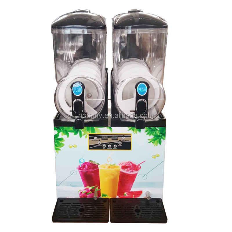 Высокое качество, низкая цена, sorbet granita slush machine с 2 резервуарами для ресторана и магазина напитков