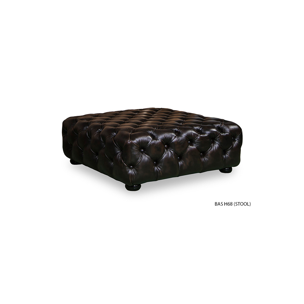 Chesterfield оттоманка стул диван BAS H68 гостиная Классическая современная мебель кожаная ткань роскошный элегантный Малайзия