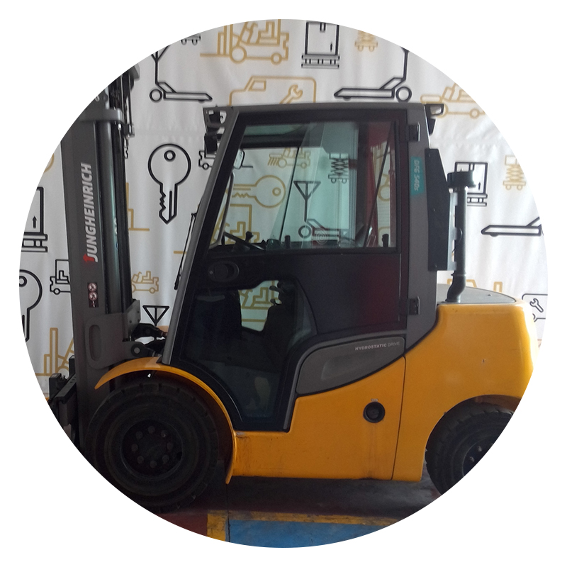 Best Quality diesel forklift 40 quintals 4 wheels for sale