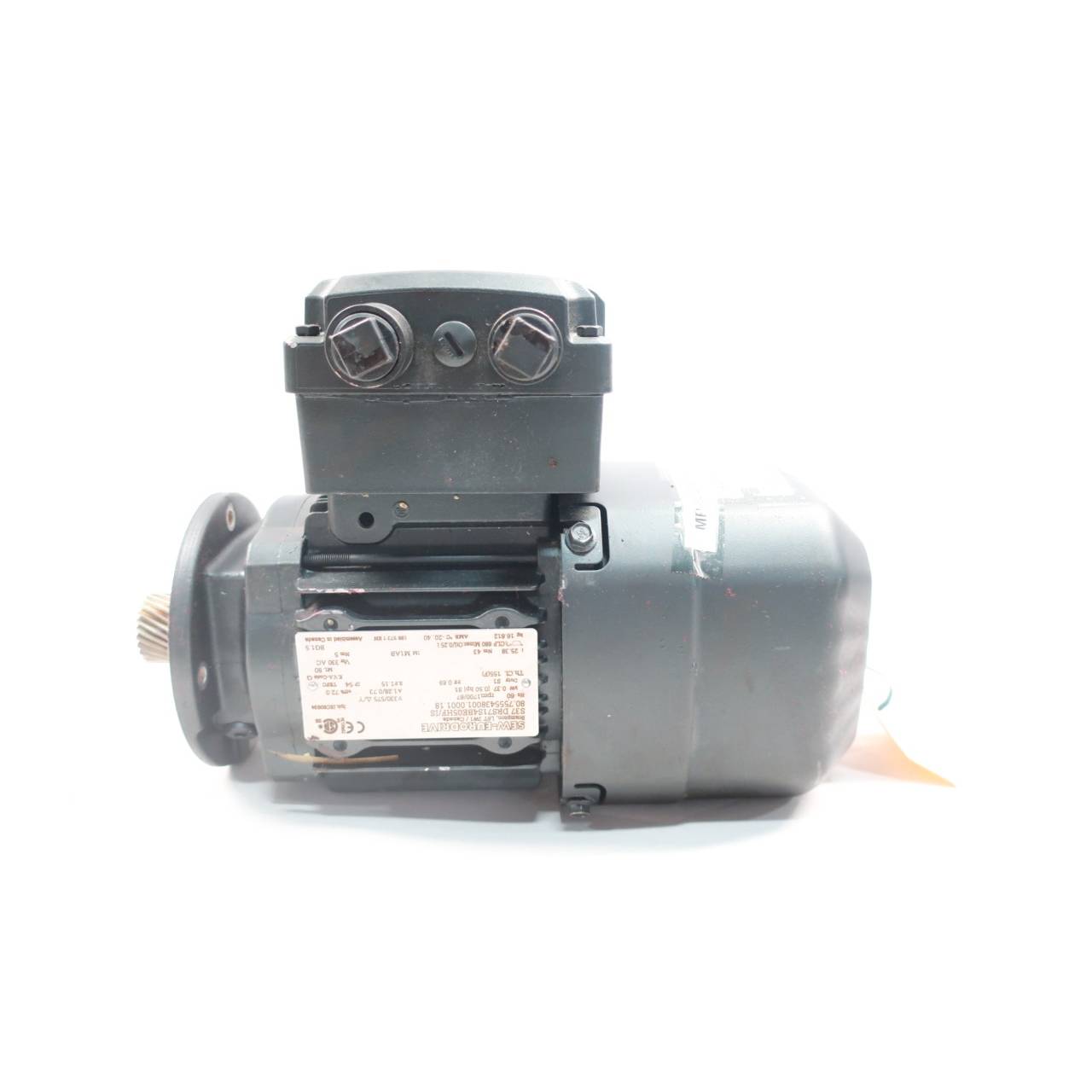 SEW EURODRIVE S37 DRS71S4BE05HF/3PH 1/2HP 1700 ОБ/мин 330/575V-AC моторный накопитель переменного тока