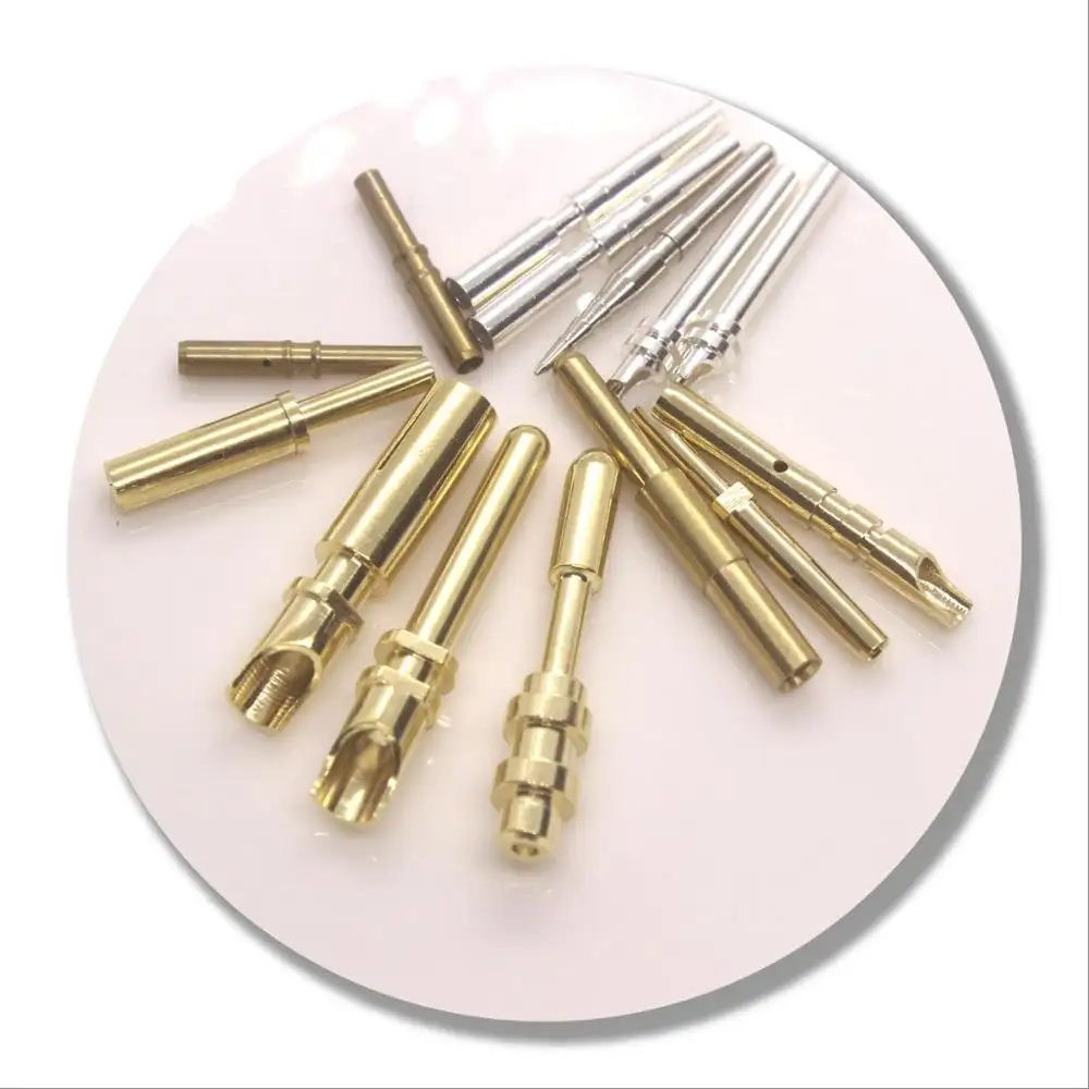 Thread Solid Dowel Pin Brass Terminal Pin