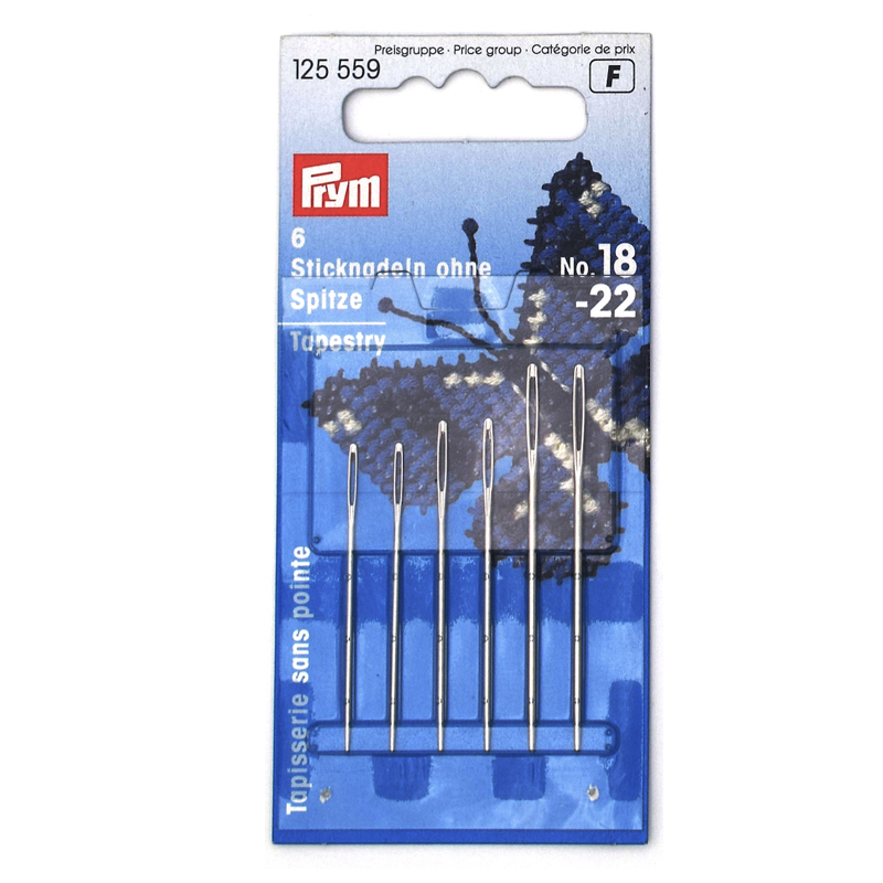 Prym 125559 смешанных гобеленовых игл, пряжа с большими глазами, спицы для ручного шитья, сшивающие спицы