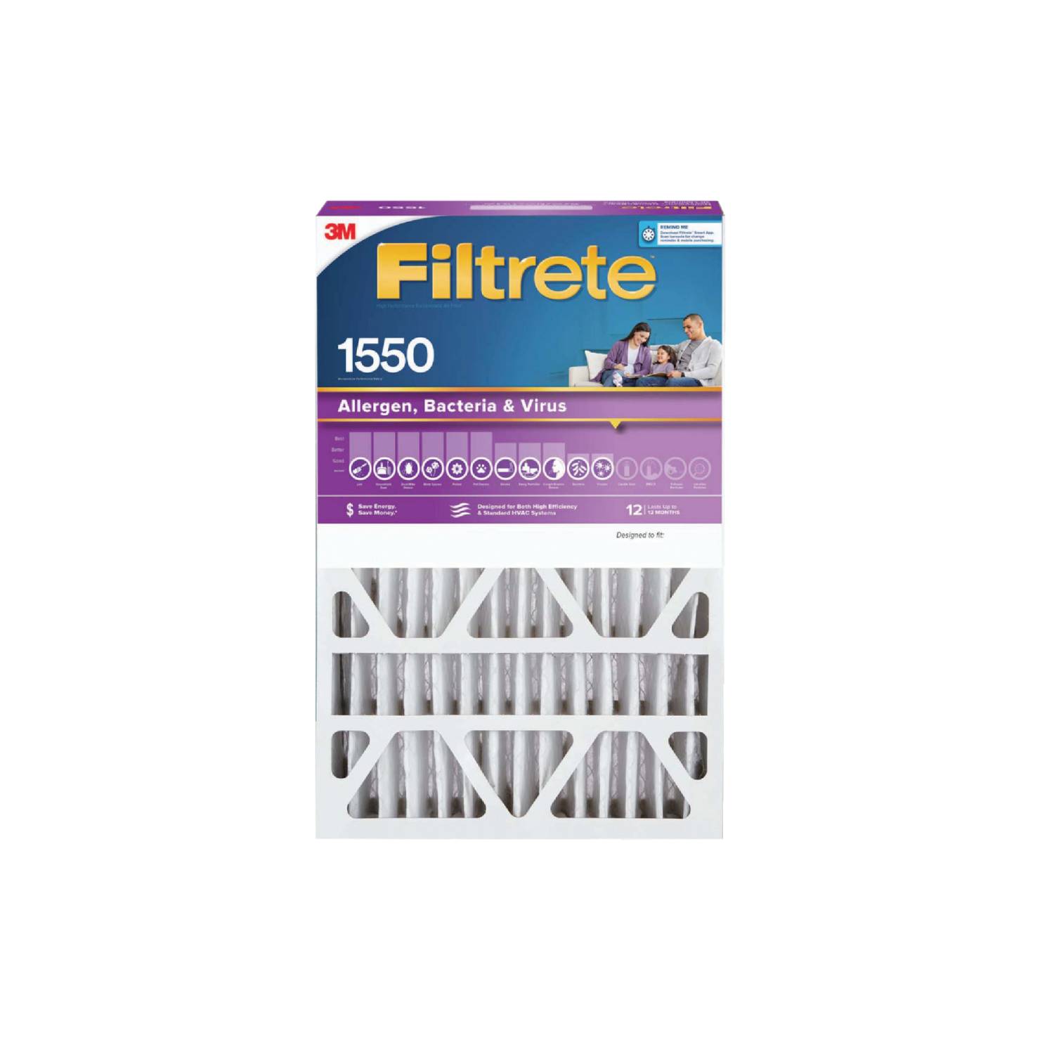 3 м 16x25x4 Filtrete отличную производительность Ультра аллерген печи воздушный фильтр NDP01-4IN-4