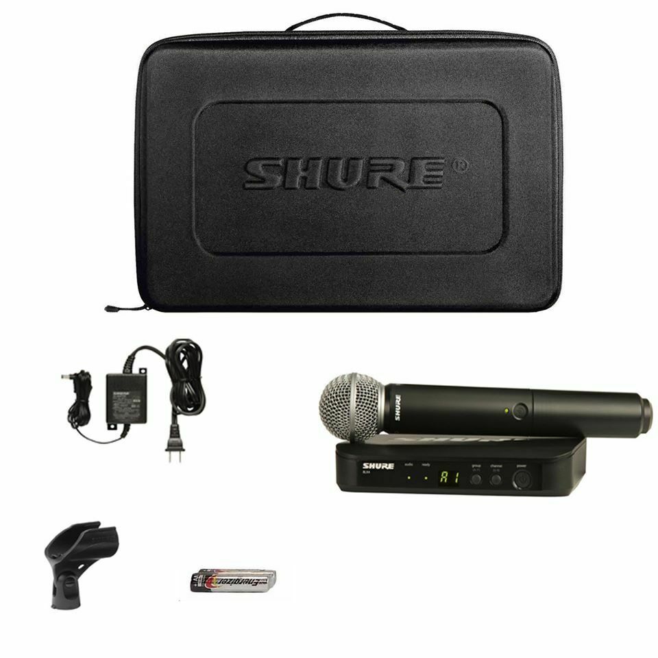 Покупайте с уверенностью, новый Shure BLX24/SM58 Микрофон, беспроводная система с беспроводным SM58 ручным вокальным микрофоном